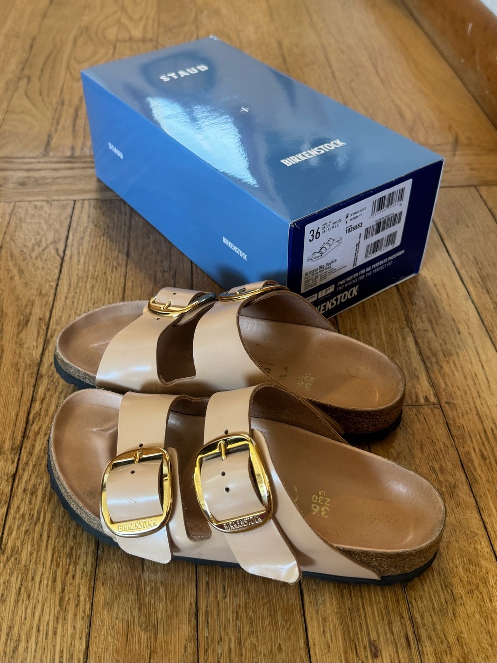 Birkenstock Arizona Big Buckle High Shine Sandals - Picture 5 of 9